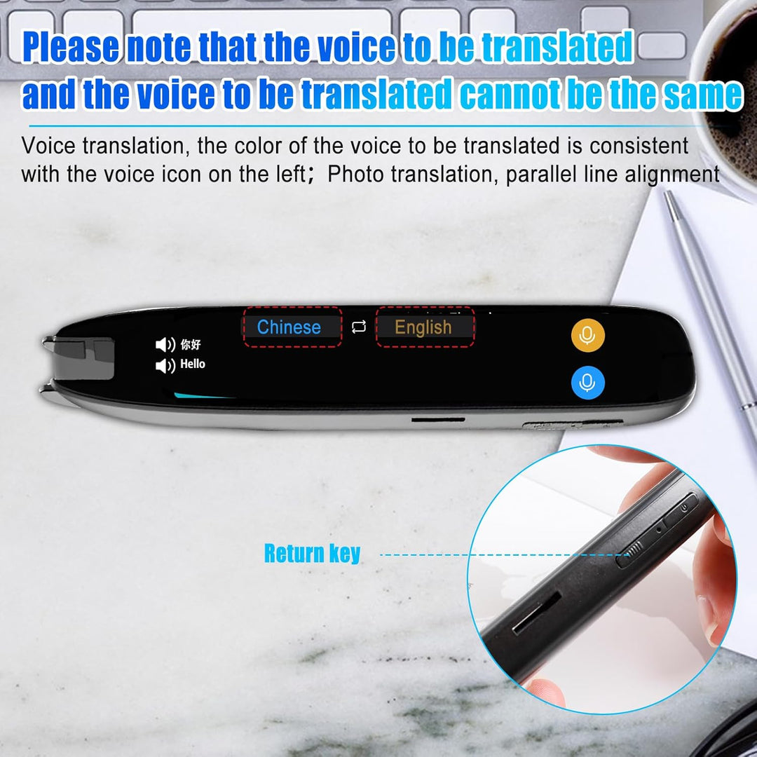 Scan Übersetzer Stift Online 142 Sprachen Scan Reader Pen Lesestift mit 3,7 Zoll Touchscreen Echtzei