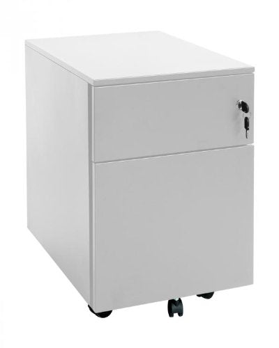 Lüllmann Büro Rollcontainer komplett montiert Bürocontainer 1 Schublade inkl. Stifteschale, 1 Hänger