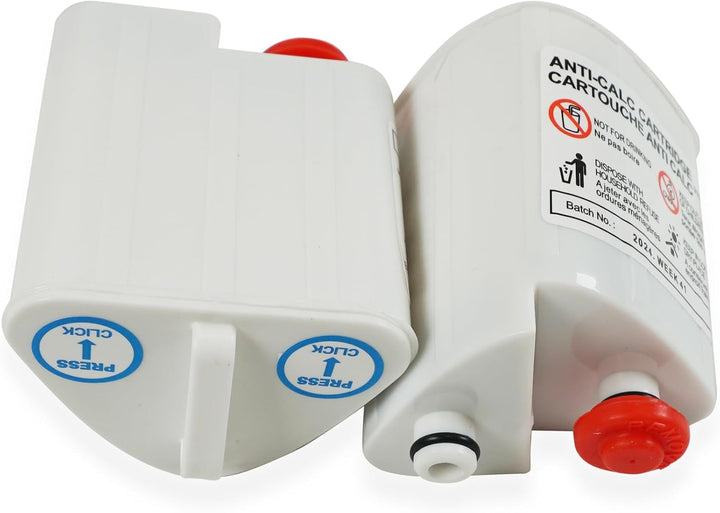 Distri+ - 2 x Antikalk-Filterkartusche für Dampfbügelstationen - kompatibel mit Rowenta, Calor, Tefa