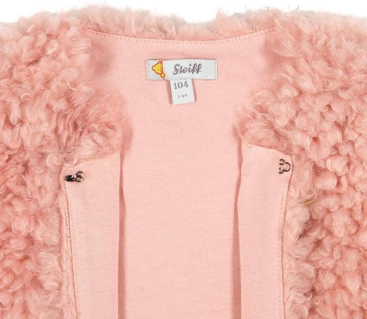 Steiff Mädchen Bolero Weste 104 Mellow Rose, 104 Mellow Rose