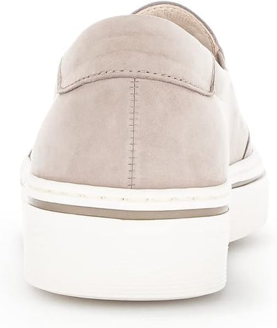 Gabor Damen Slipper, Frauen Halbschuhe,Wechselfussbett 36 EU Beige Leinen, 36 EU Beige Leinen