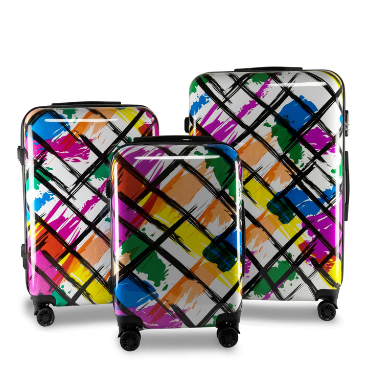 Xonic Design Reisekoffer - Hartschalen-Koffer mit 360° Leichtlauf-Rollen - hochwertiger Trolley mit