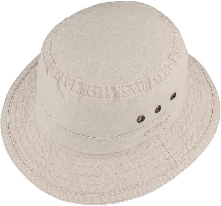 Stetson Reston Fischerhut Damen/Herren - Sommerurlaub Frühling/Sommer, beige, 54 cm