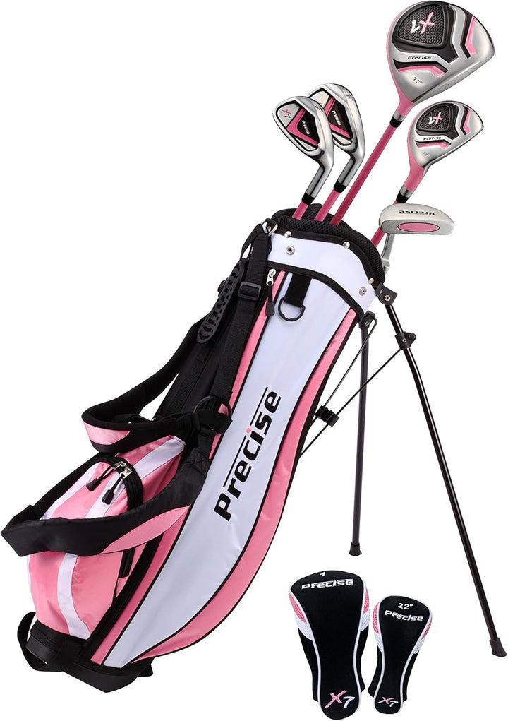 PreciseGolf Co. Precise X7 Junior Complete Golf Club Set for Children Kids - 3 Age Groups Boys & Gir