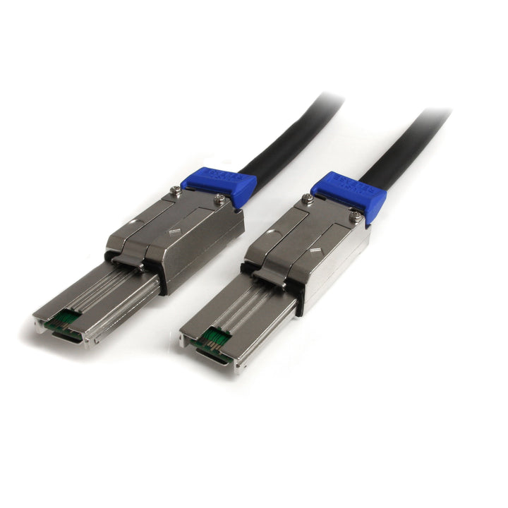 StarTech.com SAS Kabel extern SFF-8088 to SFF-8088 Mini SAS Kabel (26pin) 1m Anschlusskabel - 2 x SF