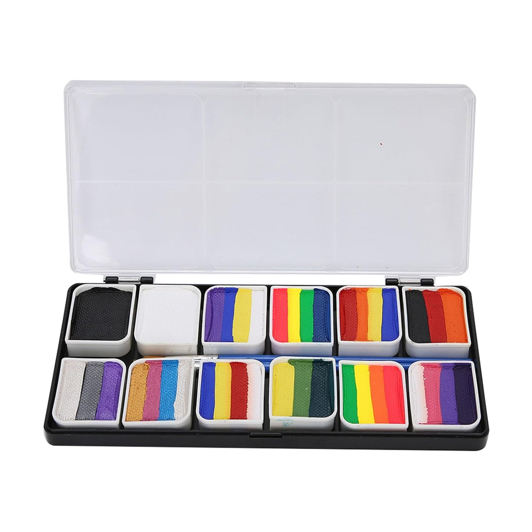 Gesicht Körperfarbe Pigment, Professionelles 12 Farben Wasserbasierte Körperkunst Gesicht Farbe Kit