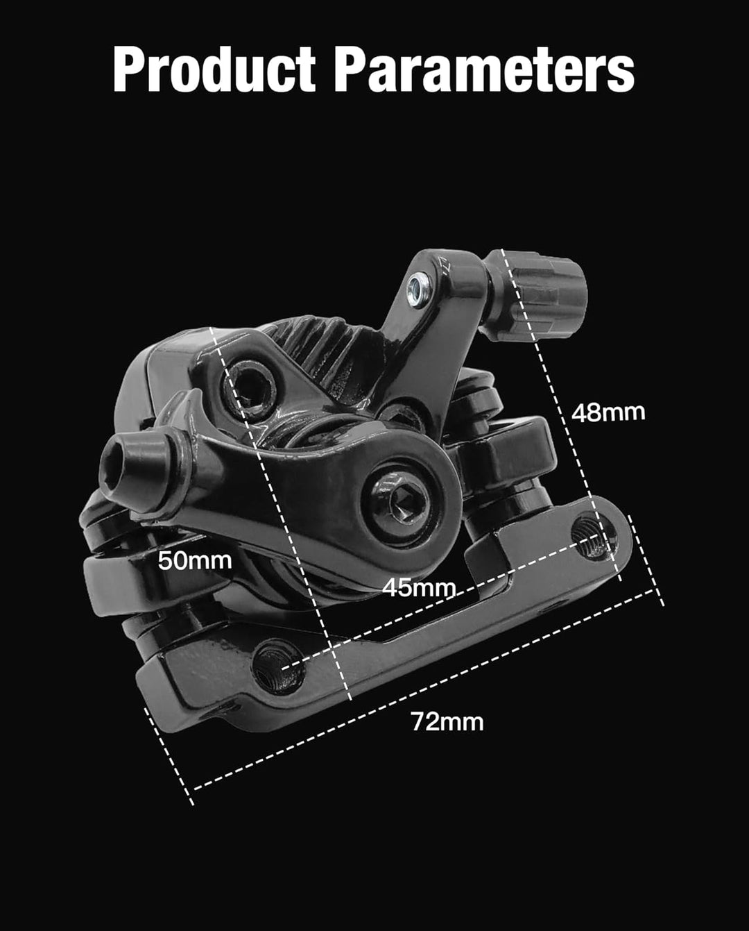 Bremssattel für Scheibenbremsen, kompatibel mit Kukirin G2 Max / G2 Pro Elektro-Scooter, die mechani