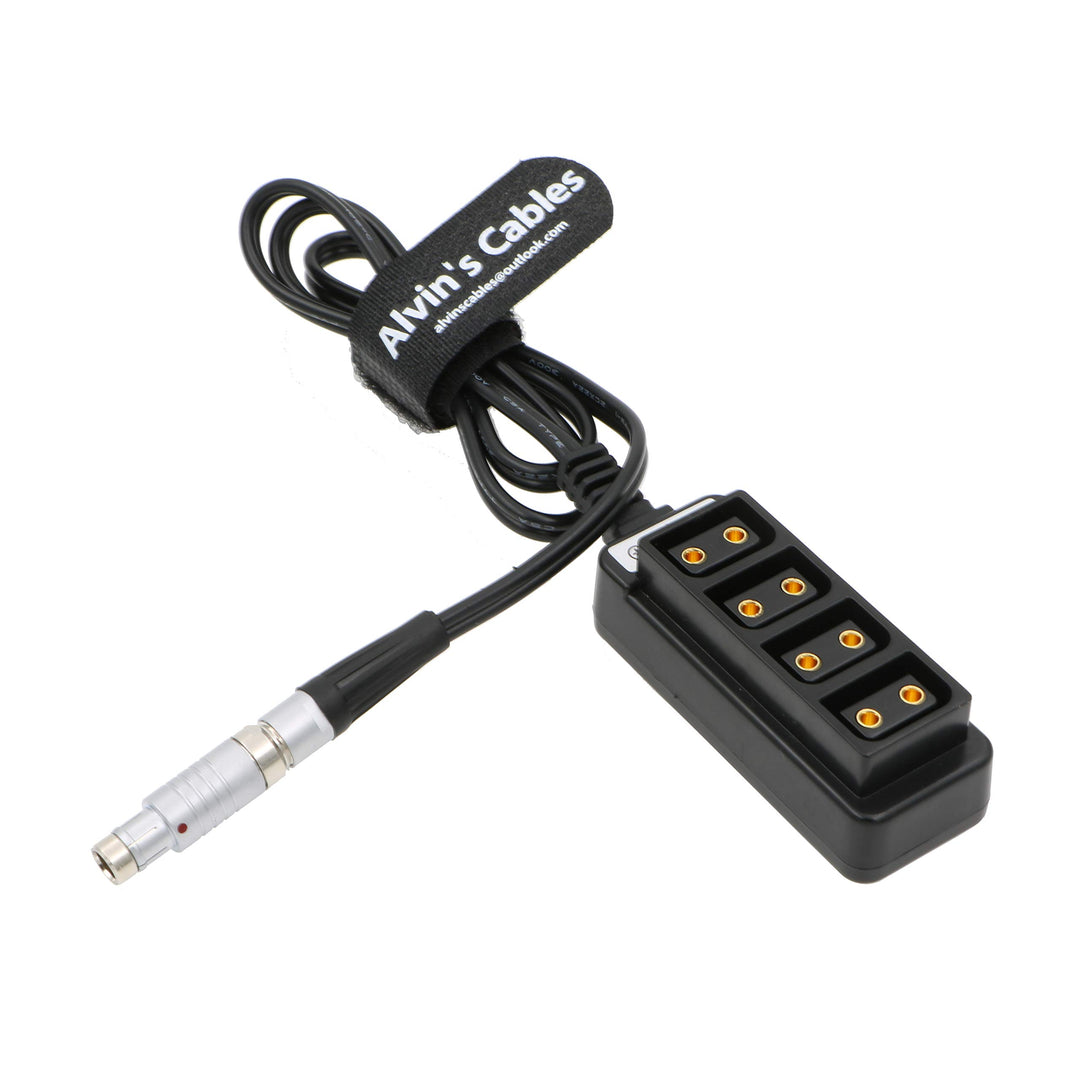 Alvin's Cables 3 Pin RS auf 4 Port D-Tap Buchse für Kameras 72CM