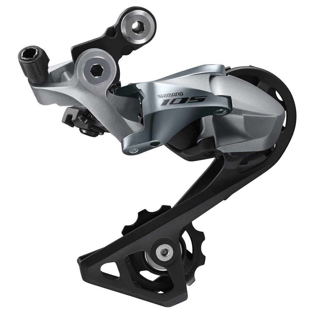 Shimano Unisex – Erwachsene 105 Schaltwerk, Silber, 11-Fach