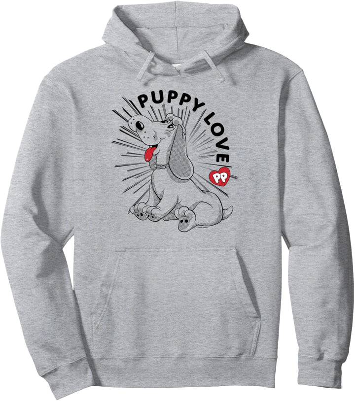 Pound Puppies Vintage Puppy Love Shinning Outline Pullover Hoodie