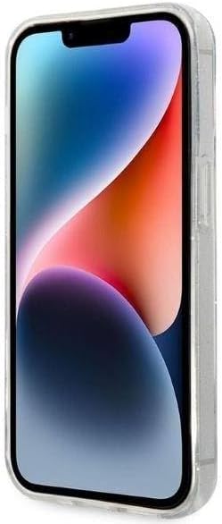 Karl Lagerfeld KLHCP14LHNKCTGT Hülle für iPhone 14 Pro 6,1" transparent hardcase Gliter Karl&Choupet