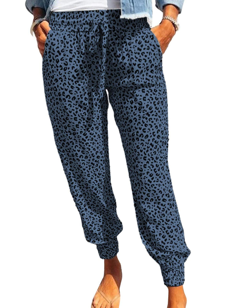 Dokotoo Damen Jogginghose Lang Freizeithose Sporthose Elastisch Pumphose Haremshose Lässige Lose Sto