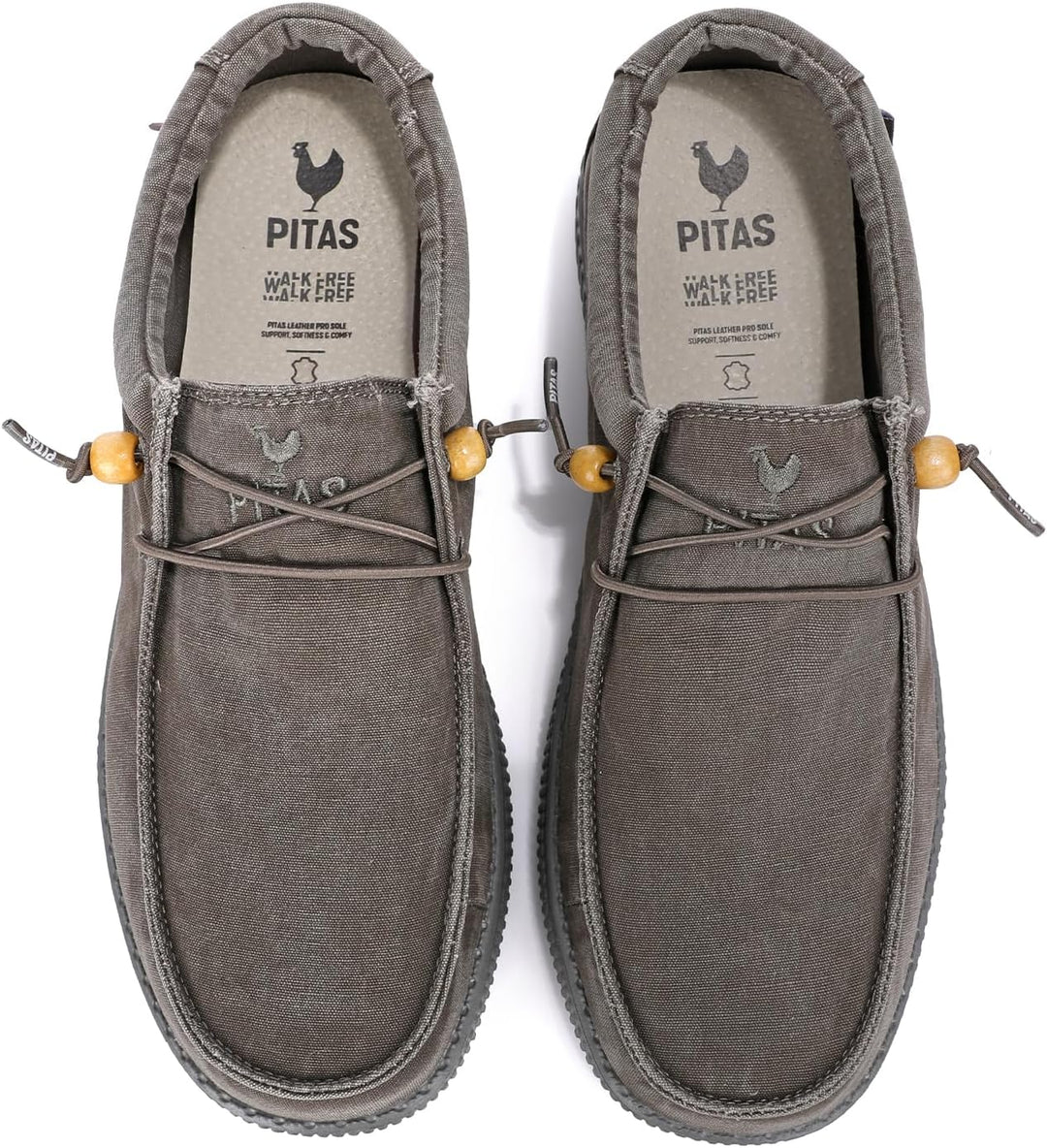Pitas WP150 WALLABI WASHED Sneaker Grigio da Uomo 43 EU Grau, 43 EU Grau