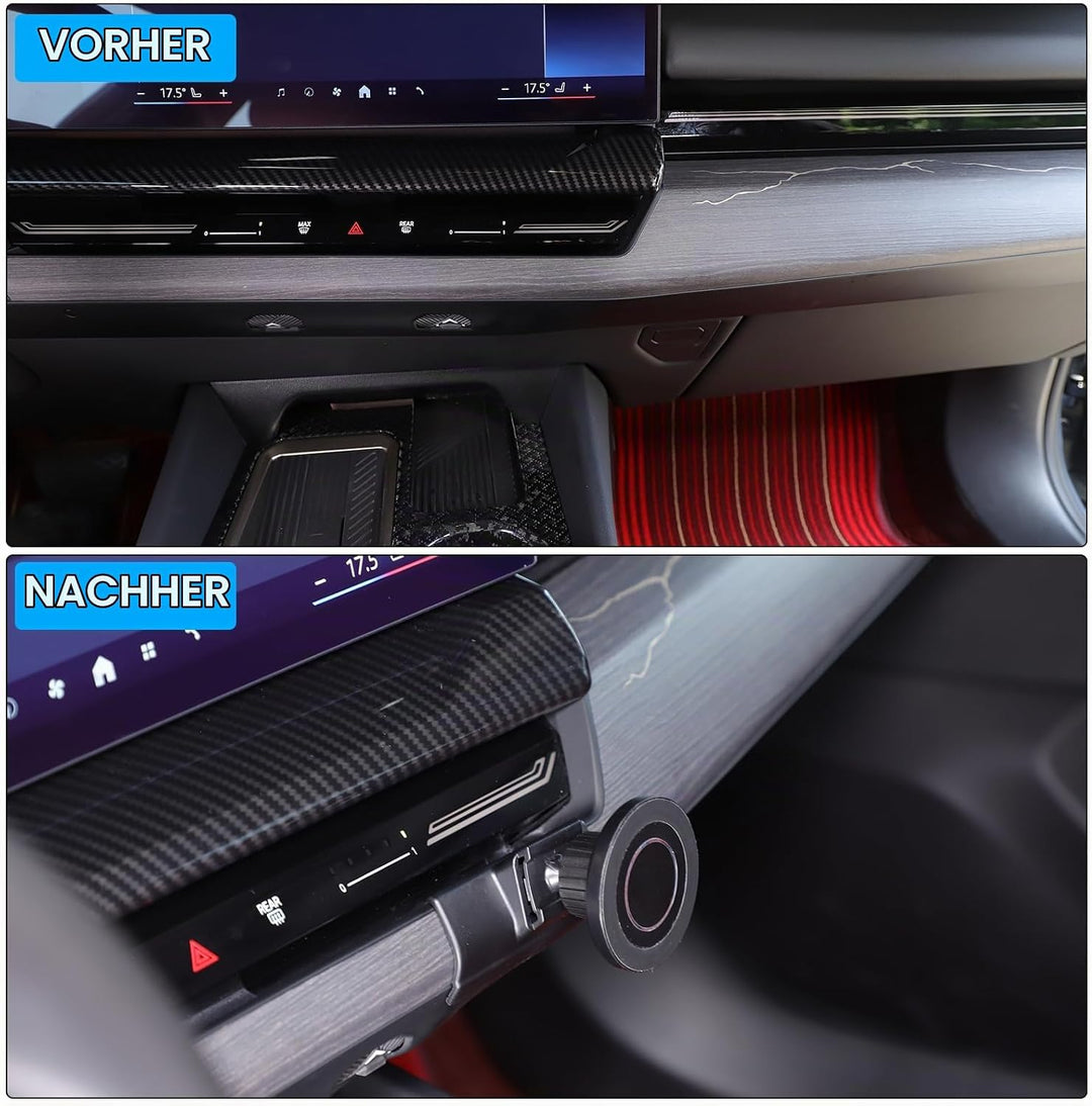 Magnetische Handyhalterung kompatibel mit BMW 5er G60 G61 Baujahr 2024 2025, Lüftungsgitter Halterun