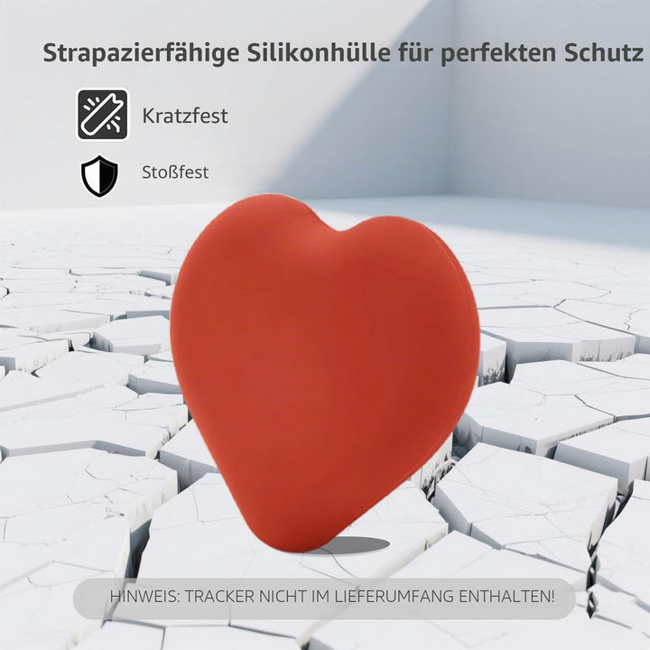 LOSHALL 4er Pack AirTag Halter Versteckte Schutzhülle für Kinder, Anti-Entfernung Silikon Hülle mit
