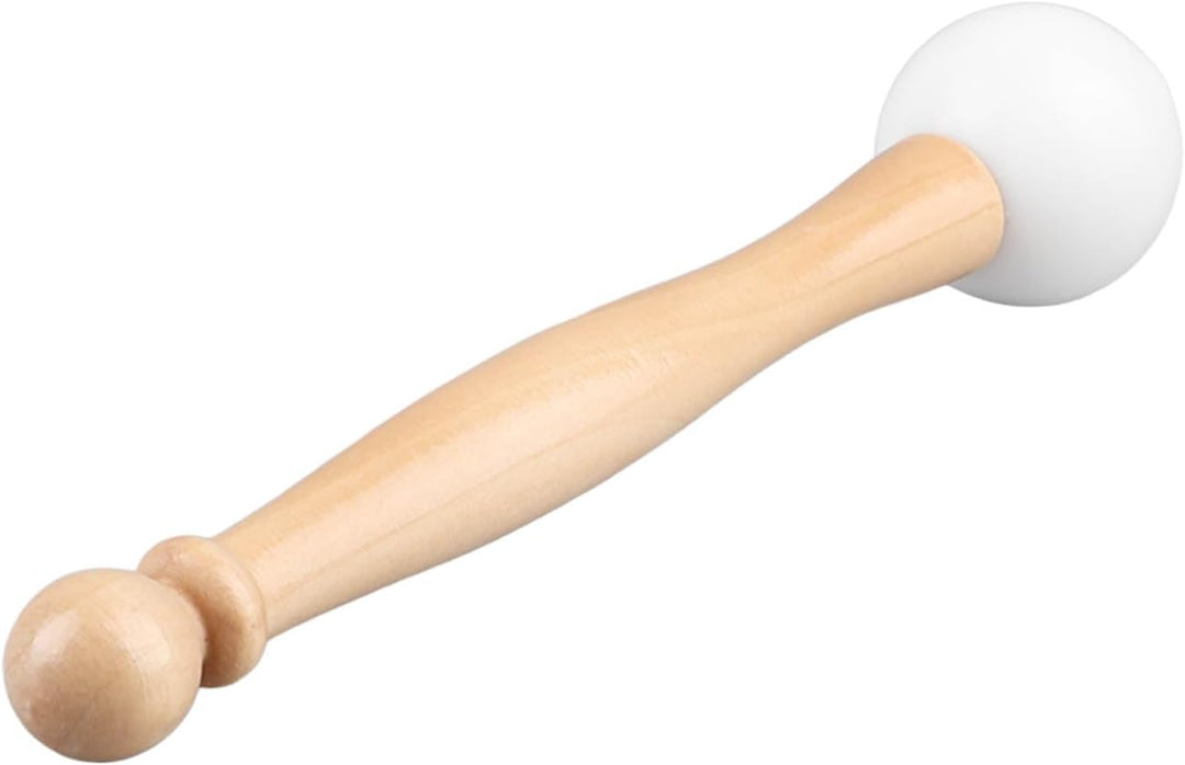 Kristallschalen-Schlägel, silikonholzschlägel für kristallklangschalen, antiabrieb Gummihammer für M