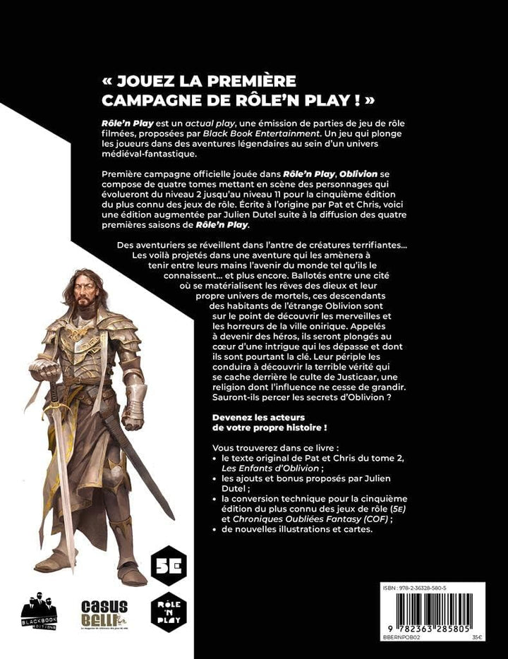 Oblivion 2 – Les enfants D'Oblivion – Blackbook Editions – Rollenspiel