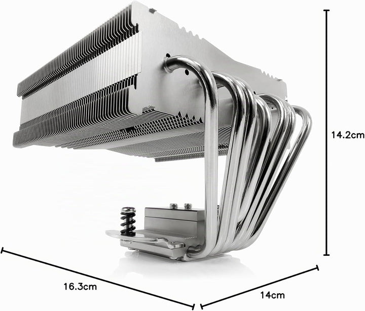 Noctua NH-C14S, Premium CPU Kühler mit NF-A14 PWM 140mm Lüfter (Braun) Single, Single
