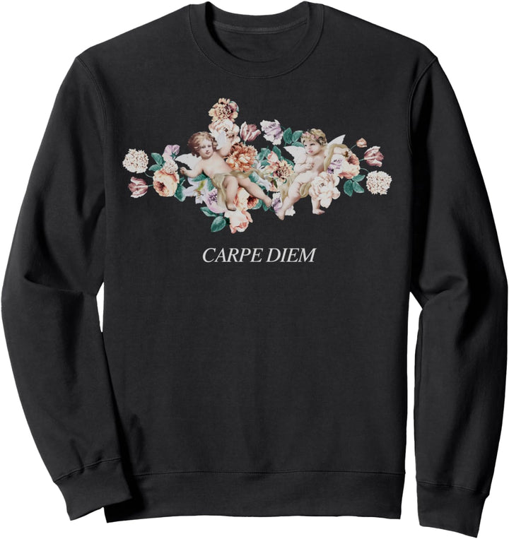 Trendy Fifth Sun Seize The Day Floral Sweatshirt