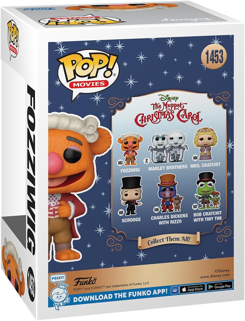 Funko Pop! Disney: The Muppet Christmas Carol - Fozzie Bear - Fozziwig - The Muppets - Vinyl-Sammelf