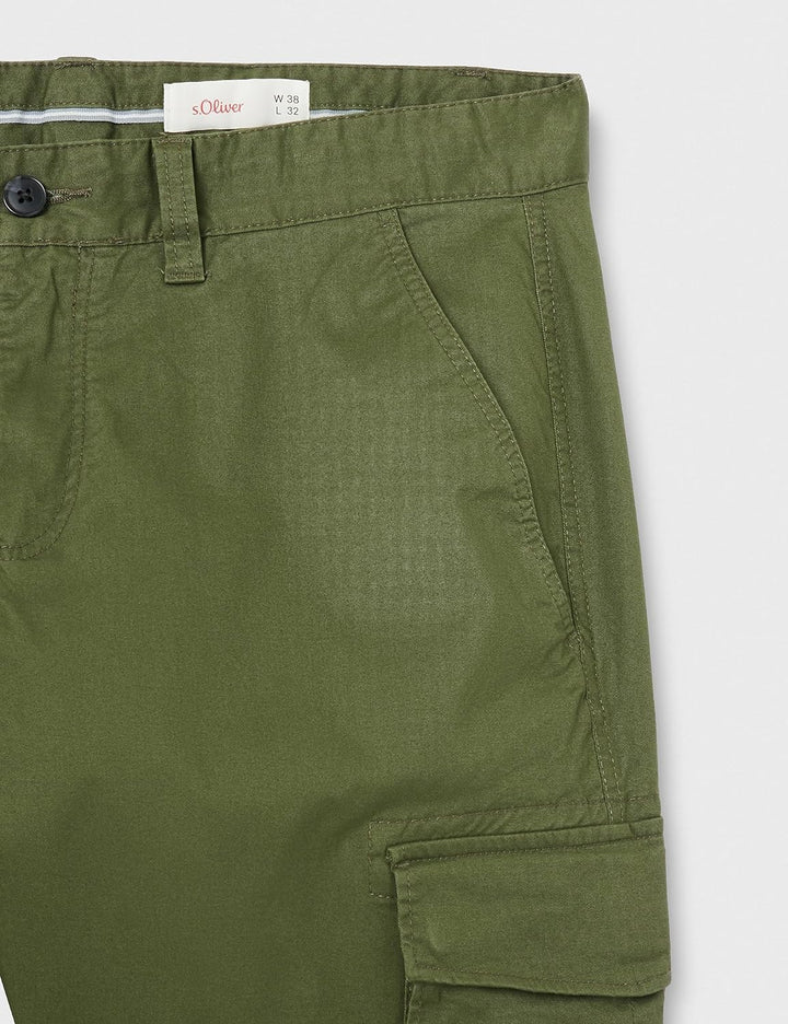 s.Oliver Herren Cargo Hose, 38W / 30L Grün