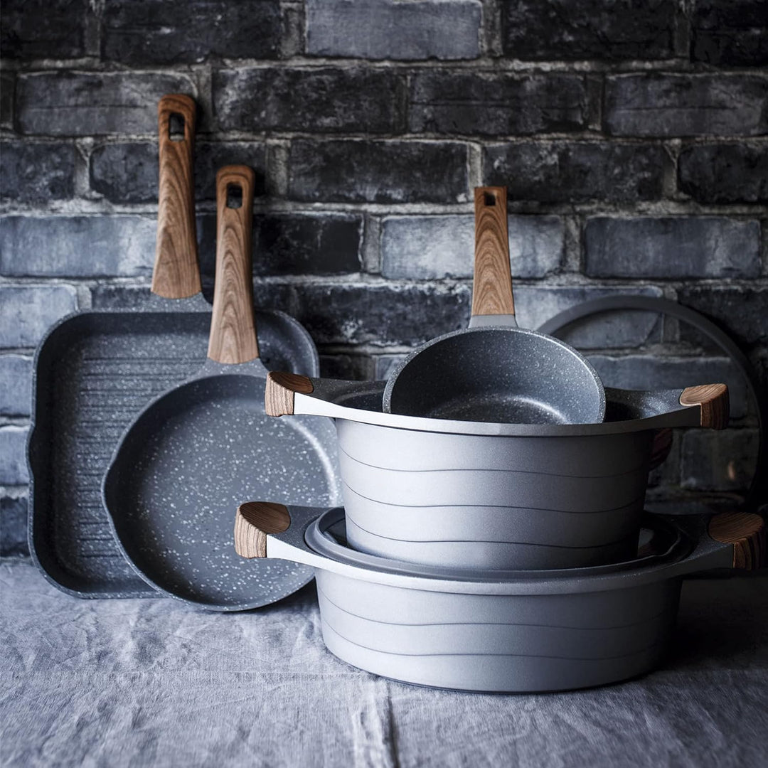 Lacor Bratentopf M/Glasdeckel, Aluminium, Grau, 29 x 27 x 13 cm, 29 x 27 x 13 cm