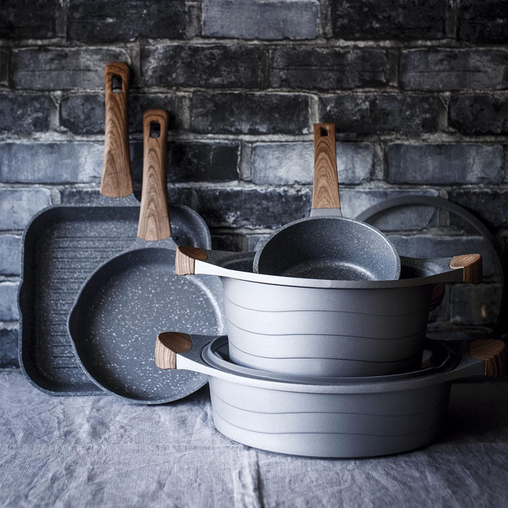 Lacor Bratentopf M/Glasdeckel, Aluminium, Grau, 29 x 27 x 13 cm, 29 x 27 x 13 cm