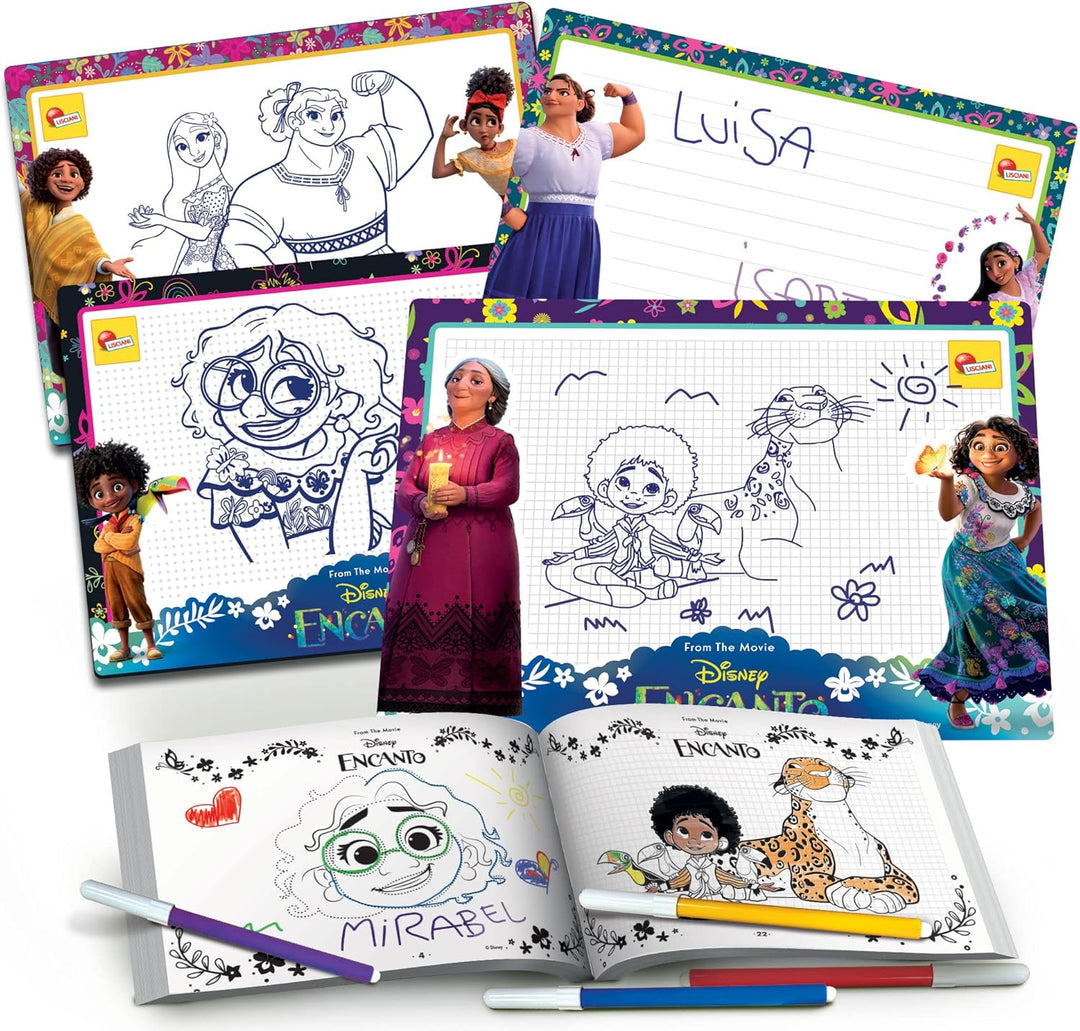 Liscianigiochi 98248 Encanto Drawing School, Mehrfarbig, ys/m Encanto Zeichenschule, Encanto Zeichen
