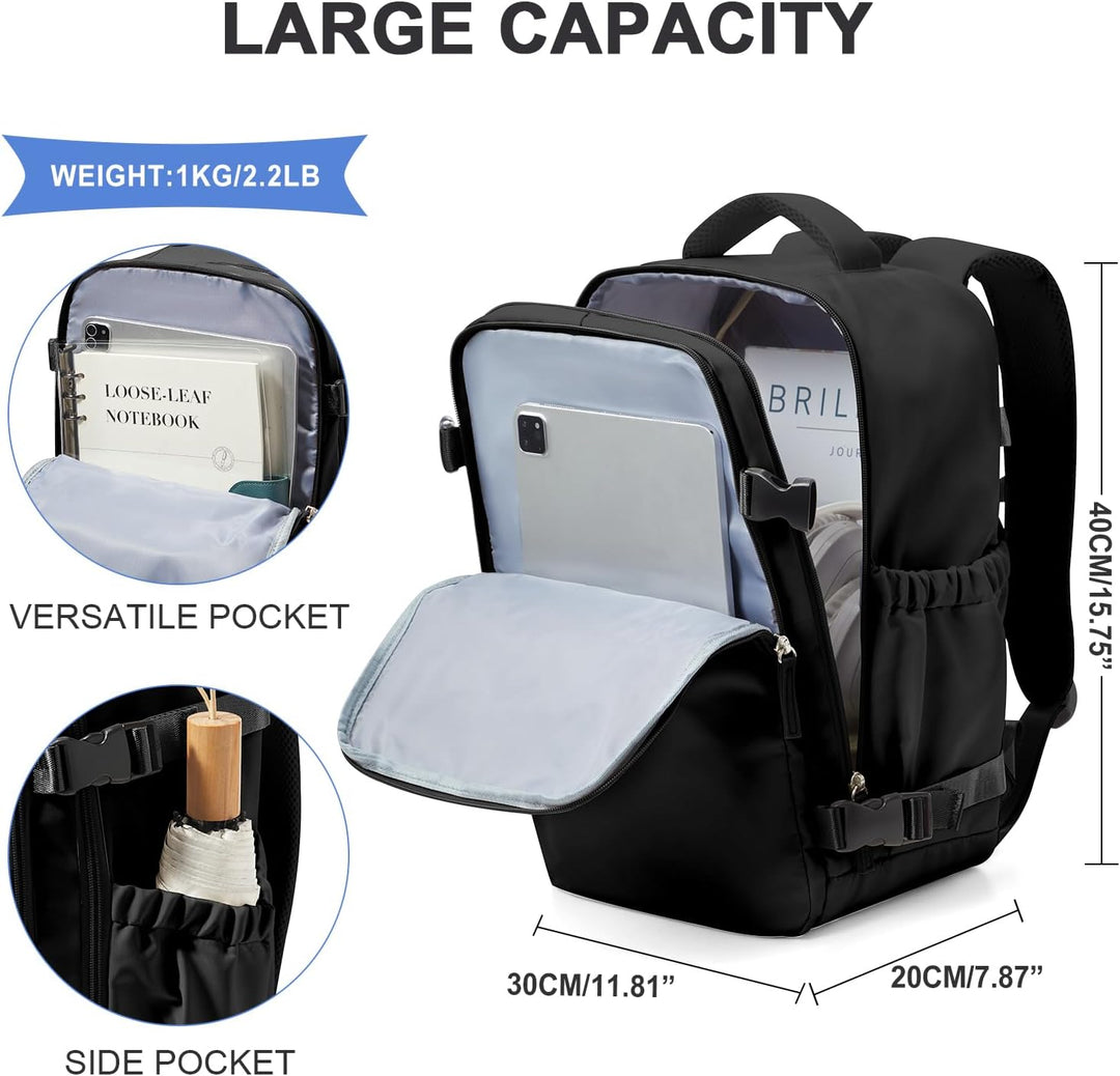 SZLX Ryanair Handgepäck Rucksack Reiserucksack Handgepäck Flugzeug für Damen Herren, Laptop Rucksack