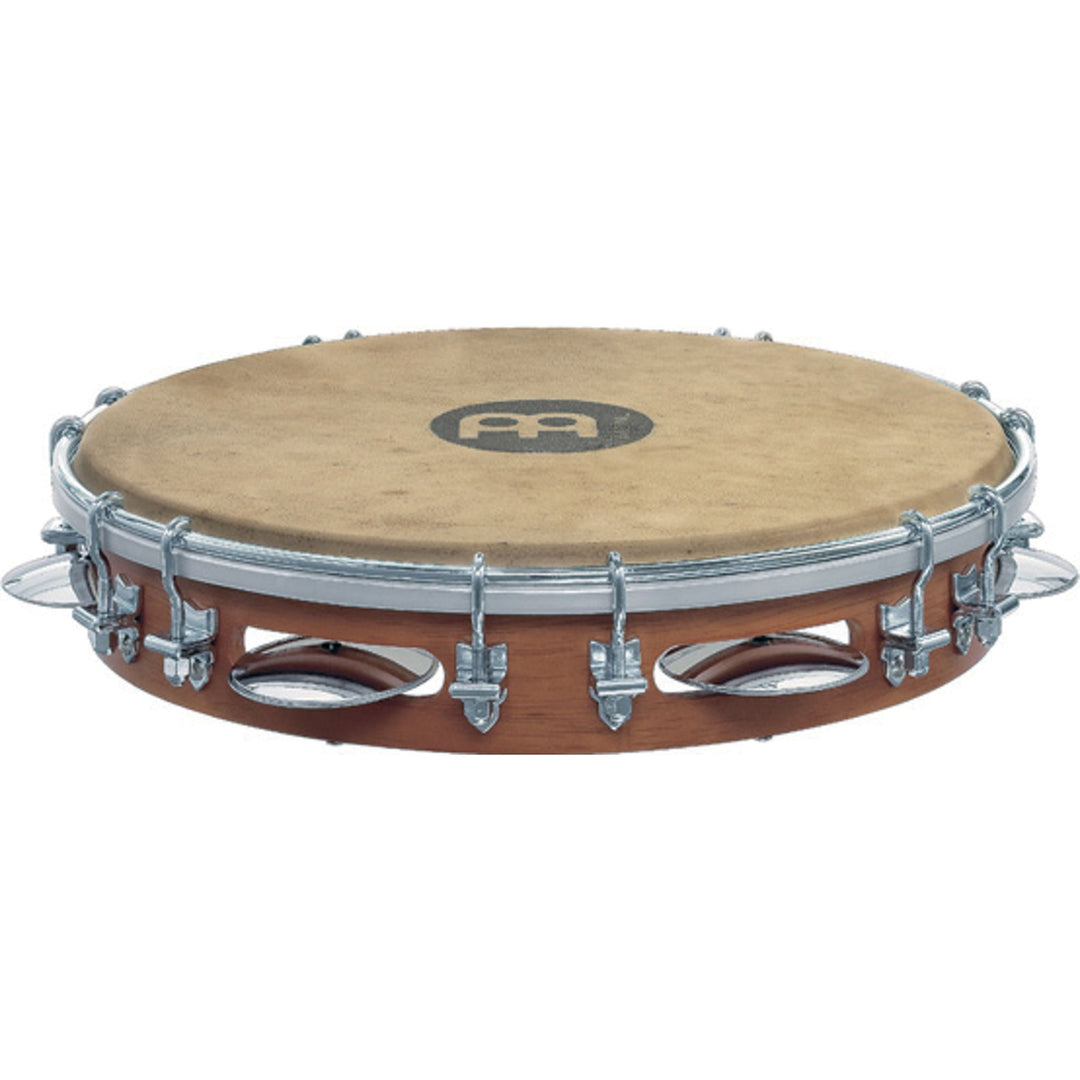Meinl Percussion PA10CN-M Wood Pandeiro, 25,40 cm (10 Zoll) Durchmesser, chestnut