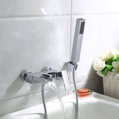 Wasserrhythm 2 Verbraucher Wannenarmatur Einhebel-Wannenmischer Armatur Wasserhahn Duscharmatur mit