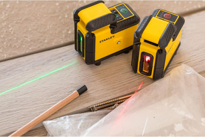 Stanley STHT77594-1 Kreuzlinienlaser CROSS 360° (mit grüner Diode, 360° horizontale & vertikale Lini