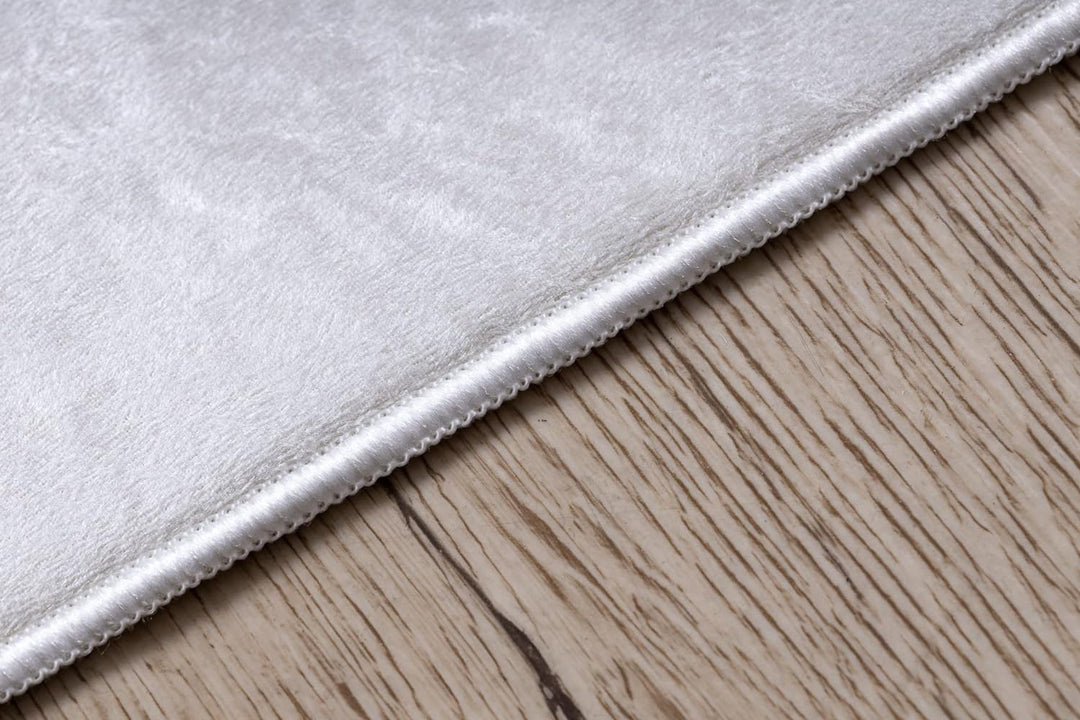 Kinderteppich Bambino Waschteppich Tiger, Indisch, für Kinder Anti-Rutsch - weiss 80x150 cm 80 x 150