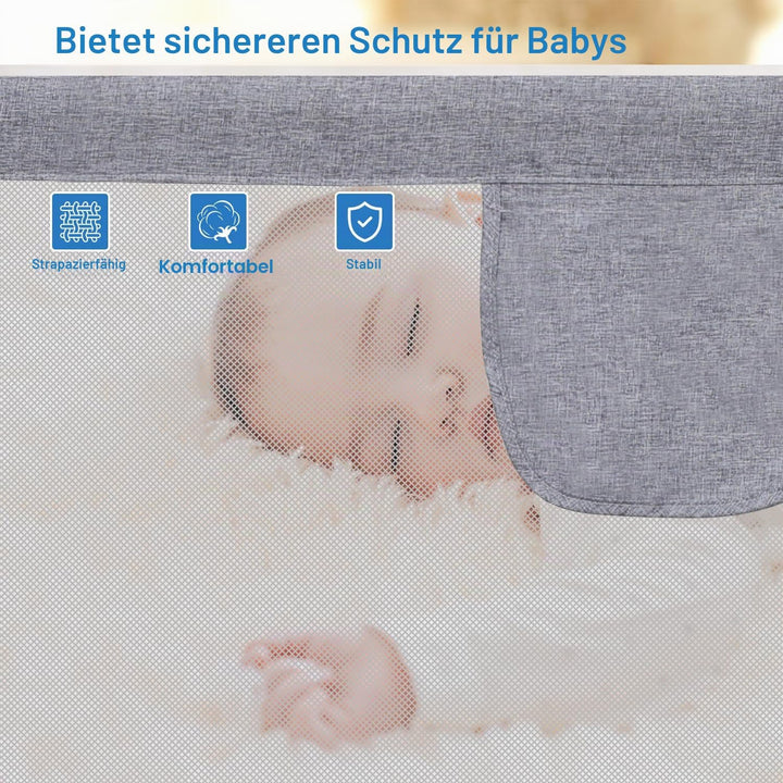 Bettgitter, Kinderbettgitter zum vertikalen Heben, Sicherheitsschutz, Bettgitter zum Schutz vor Stür
