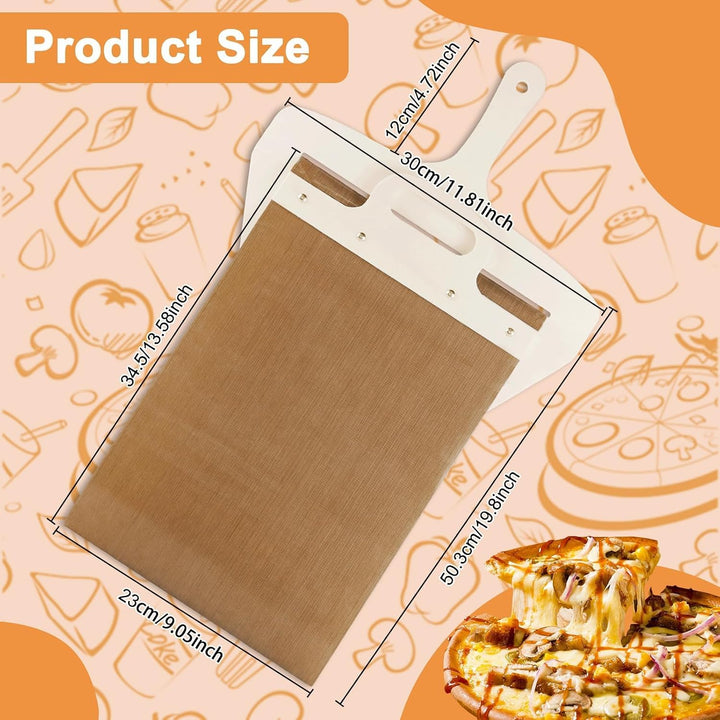 Gleitender Pizzaschieber Rollbar, perfekt zum Übertragen von Pizzen