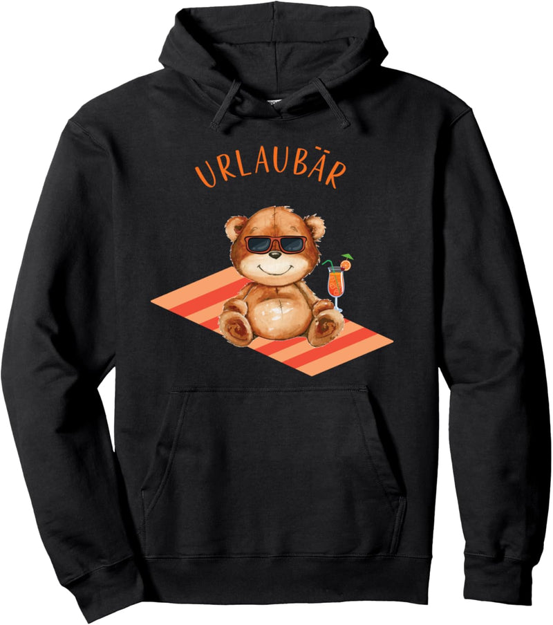 Urlaubär - lustiges Urlauber Bären Pullover Hoodie