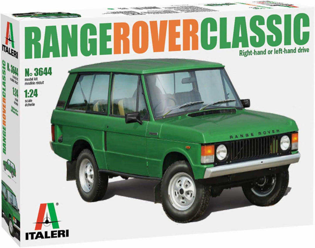 Italeri 3644S Land Rover 1:24 Range Classic, originalgetreue Nachbildung, Modellbau, Basteln, Hobby,