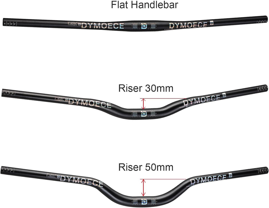 Dymoece MTB Lenker Fahrradlenker 31.8MM Mountainbike Riser Lenker Aluminiumlegierung 780mm Regenboge