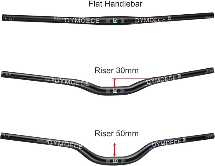 Dymoece MTB Lenker Fahrradlenker 31.8MM Mountainbike Riser Lenker Aluminiumlegierung 780mm Regenboge