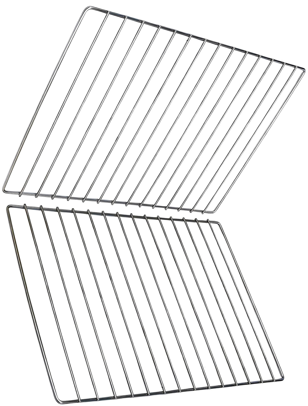 Edelstahl Grillrost Verschiedene Grössen 2er Pack (54 x 34 cm), 54 x 34 cm