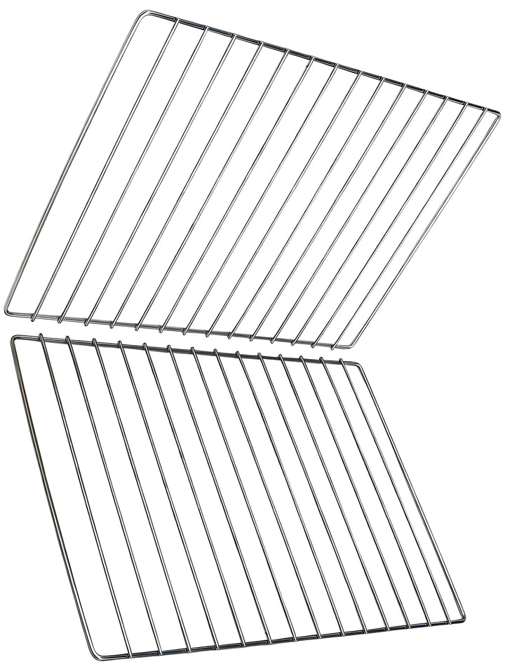 Edelstahl Grillrost Verschiedene Grössen 2er Pack (54 x 34 cm), 54 x 34 cm