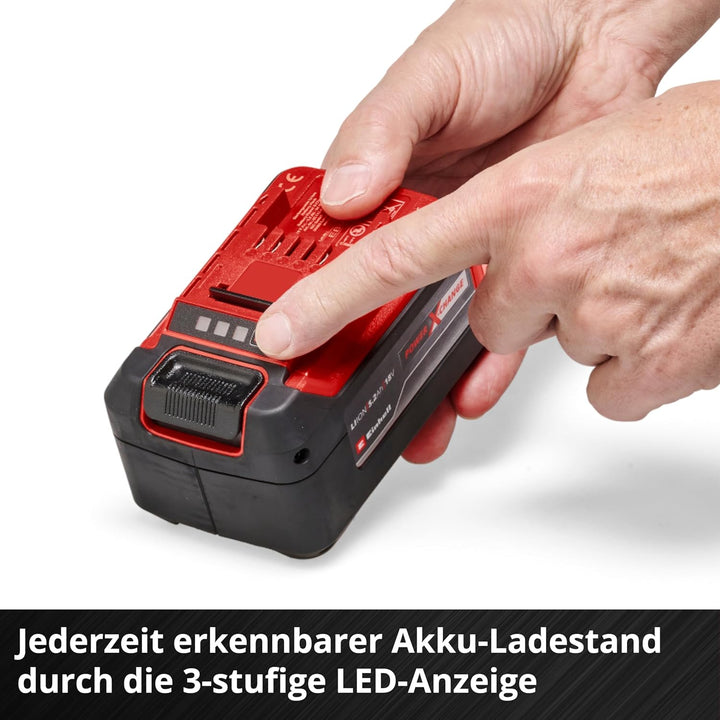Original Einhell Akku PXC-Twinpack 5,2 Ah Power X-Change (Li-Ion, 18 V, 2x 5,2 Ah-Akkus, universell