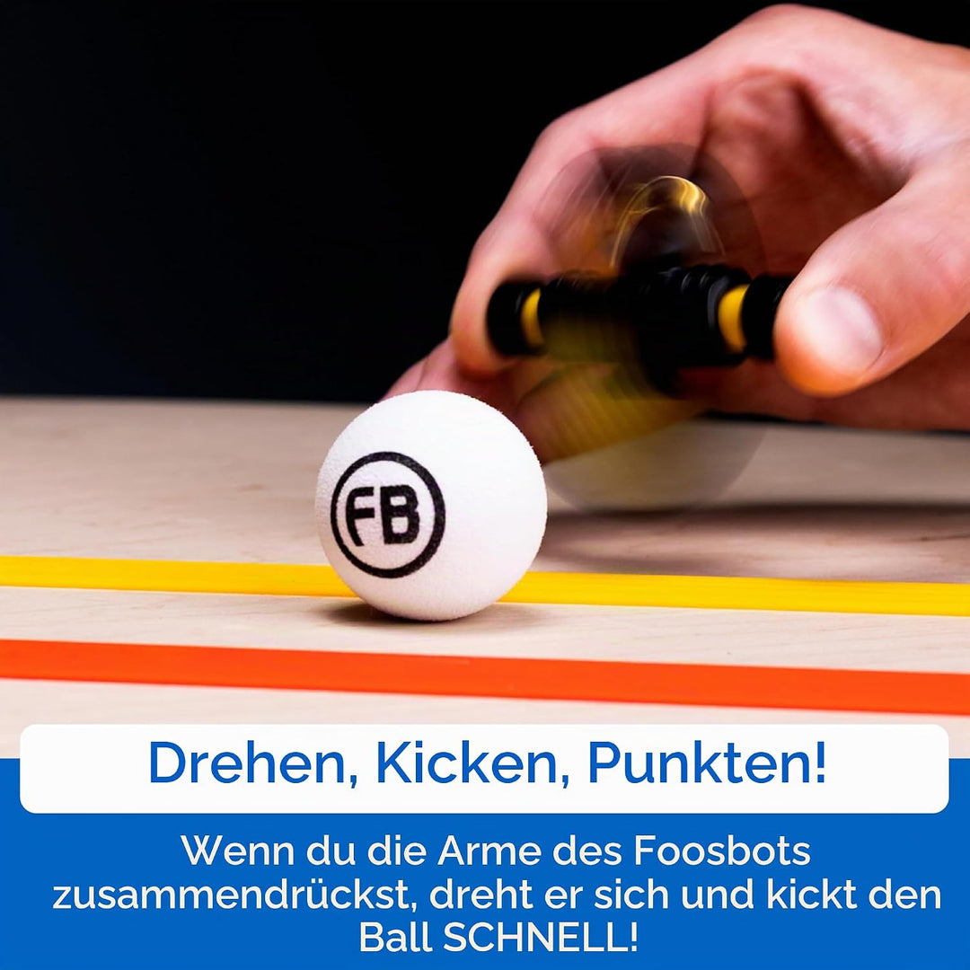 TOMY Fat Brain Toys Foosbots 2er-Pack - Das fussballthemenorientierte, rasante Tischspiel für 2 Spie