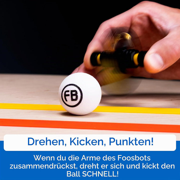 TOMY Fat Brain Toys Foosbots 2er-Pack - Das fussballthemenorientierte, rasante Tischspiel für 2 Spie