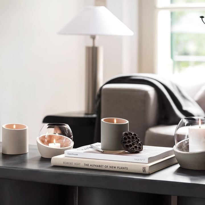 Villeroy & Boch – NewMoon Home Duftkerze taupe Fantasy, Beton, taupe