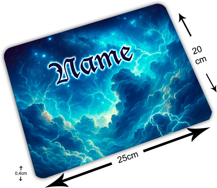 Vesperbrettchen personalisiert mit Name, Blitze | Frühstücksbrettchen, Brotzeitbrettchen, Schneidebr
