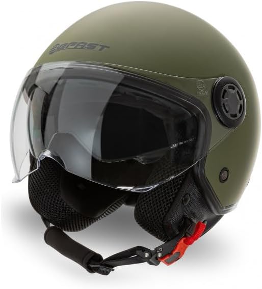 Befast | Rapid II - Zugelassener Jet-Helm mit Polycarbonat-Doppelvisier, Scooter-Helm mit Sonnenblen