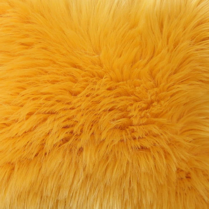 OYIMUA 2 Pcs Weicher Zierkissenbezüge Deko Kissen Schaffell Lammfell Kunstfell Langhaar Zierkissen K