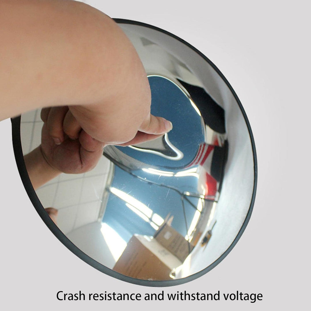 PW TOOLS Verkehrsspiegel 30cm, Convex Mirror, Konvexspiegel, Garagenspiegel, Sicherheitsspiegel, Run