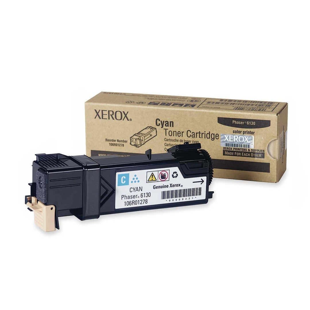 Xerox 106R01278 Phaser 6130 Toner Drumkartusche 1.900 Seiten, cyan